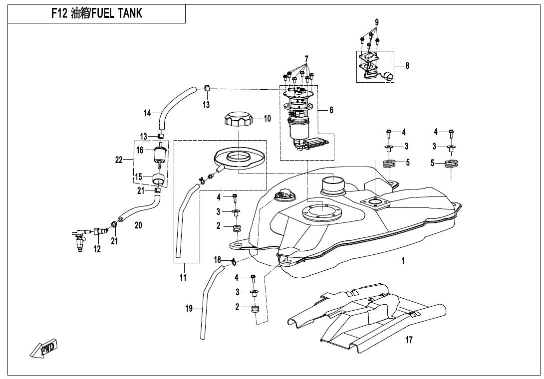 F12 - FUEL TANK