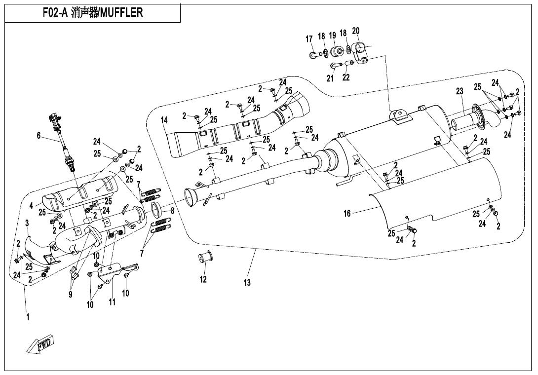F02-A - MUFFLER(EURO)
