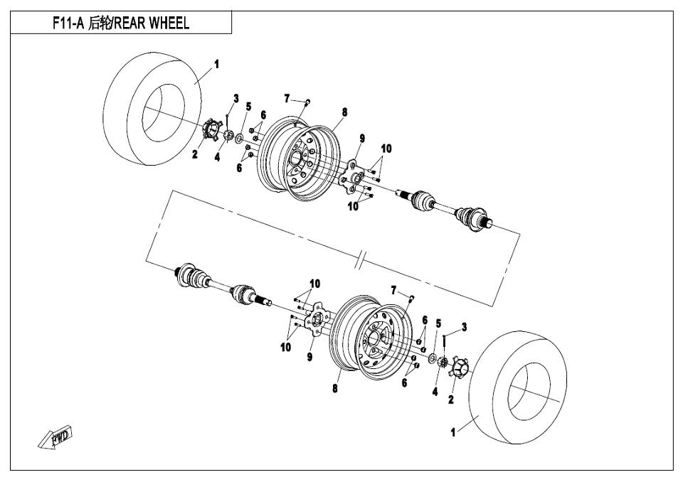 F11-A - REAR WHEEL(OLD)