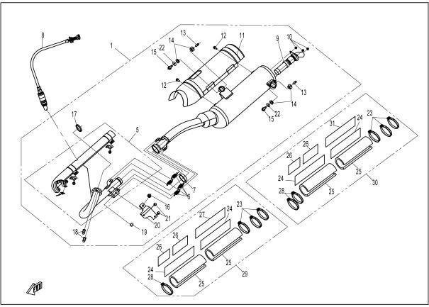 F18 - MUFFLER ASSY.