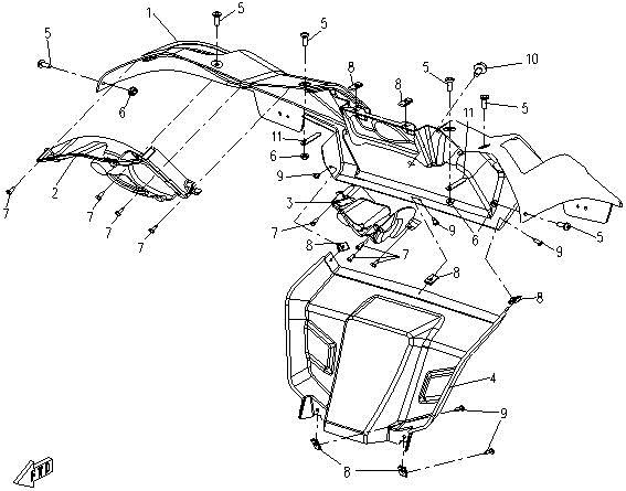 F11 - PLASTIC PARTS - V