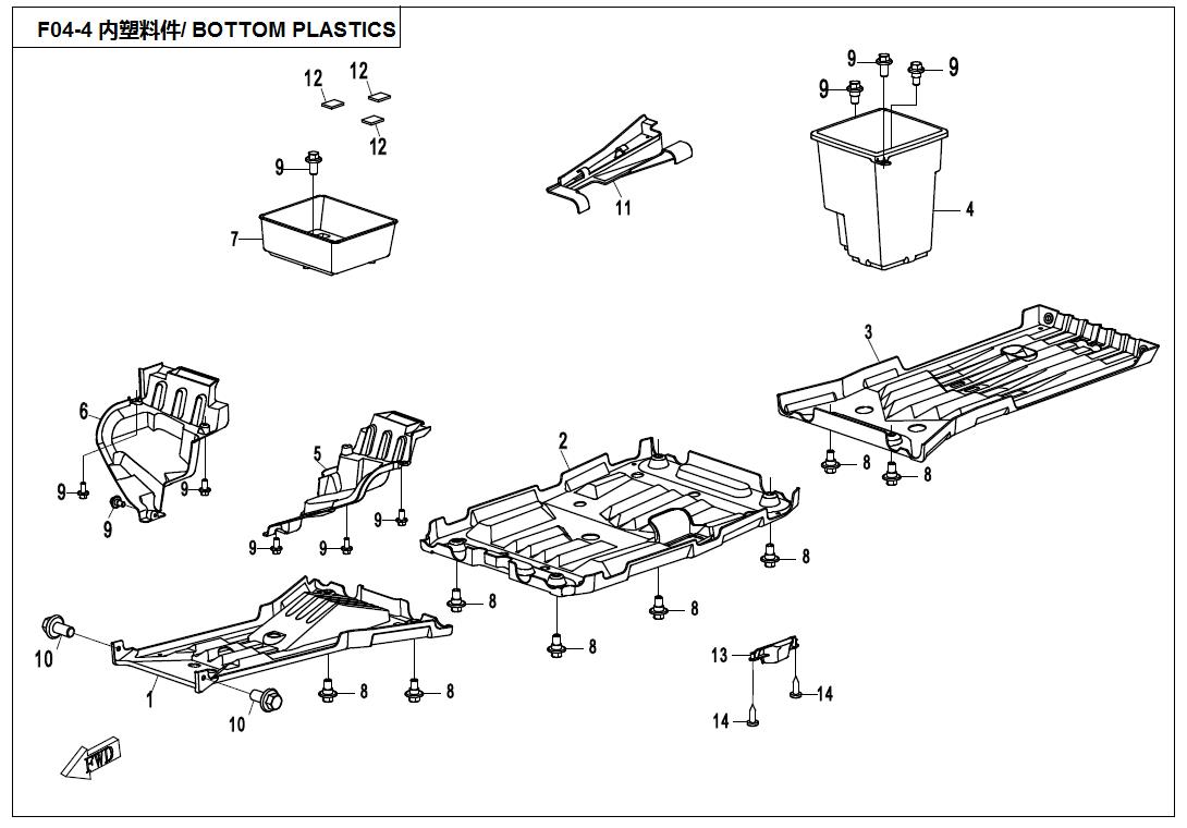 F04-4 - BOTTOM PLASTICS