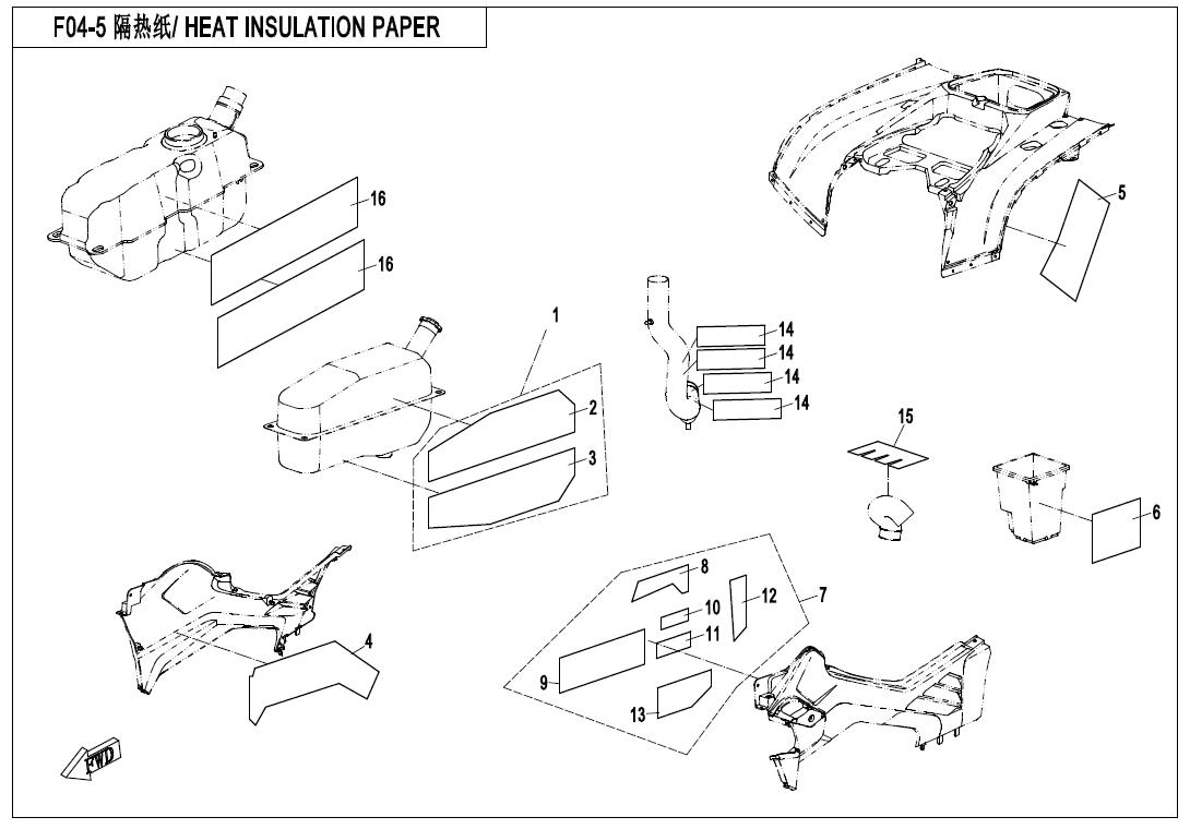 F04-5 - HEAT INSULATION PAPER