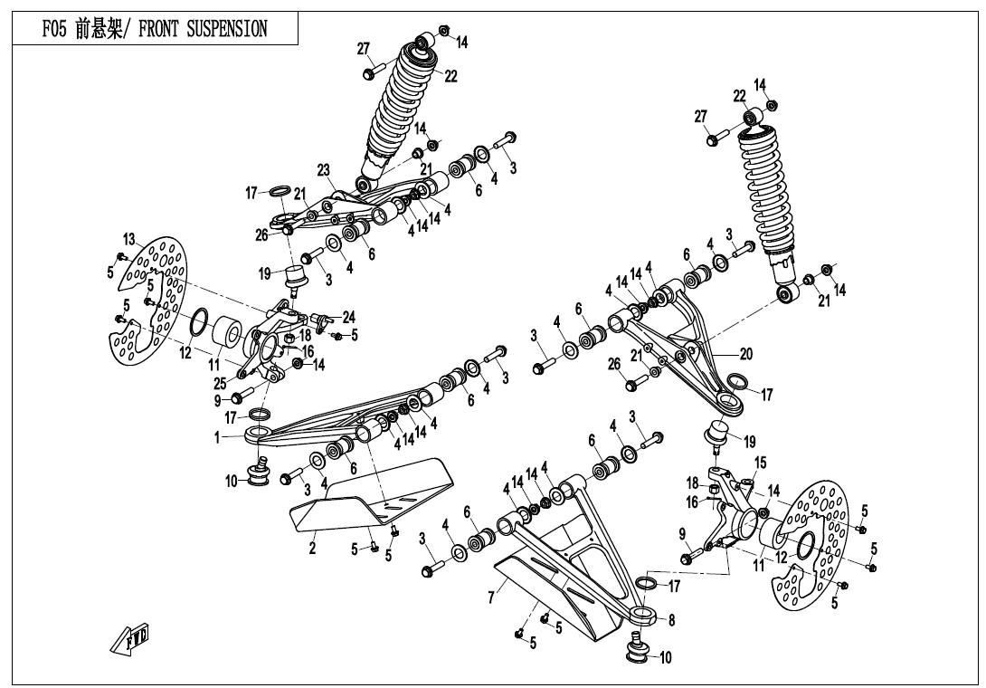 F05 - FRONT SUSPENSION