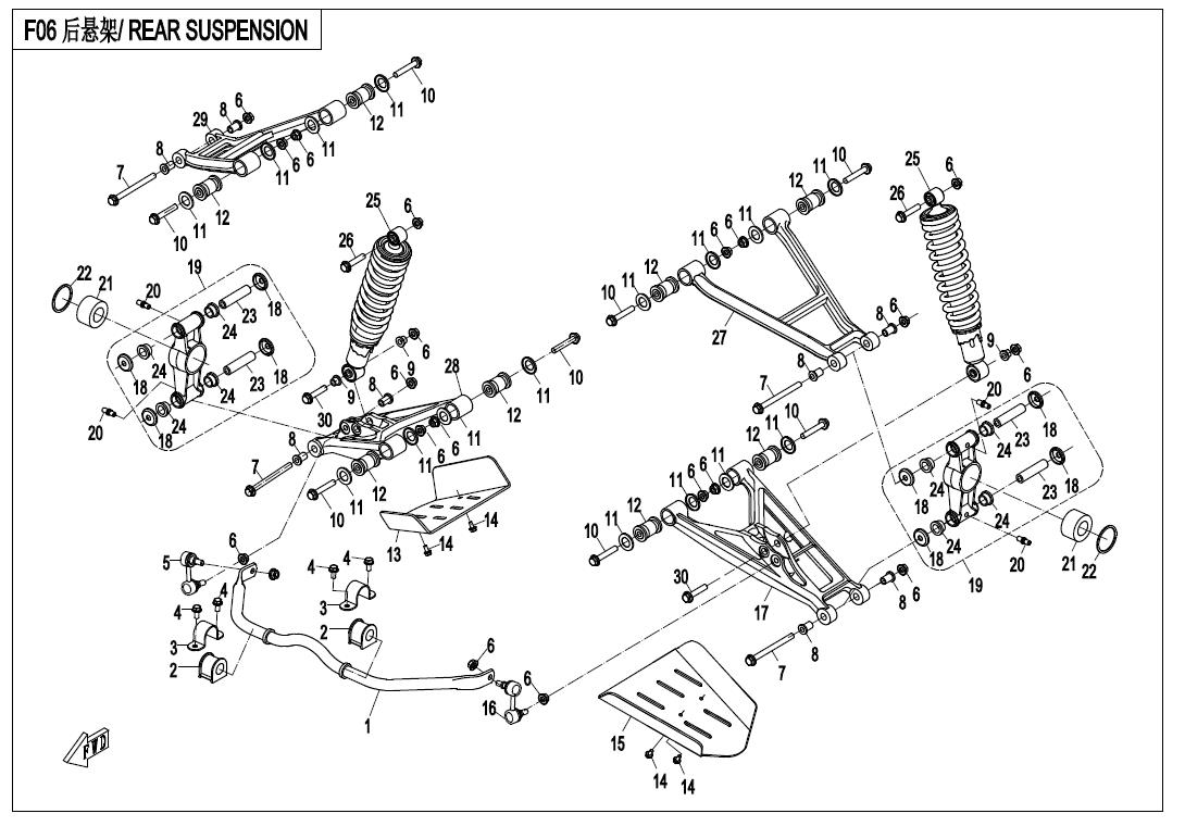 F06 - REAR SUSPENSION