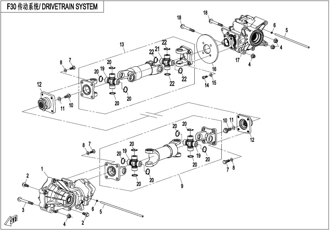 F30 - DRIVETRAIN SYSTEM