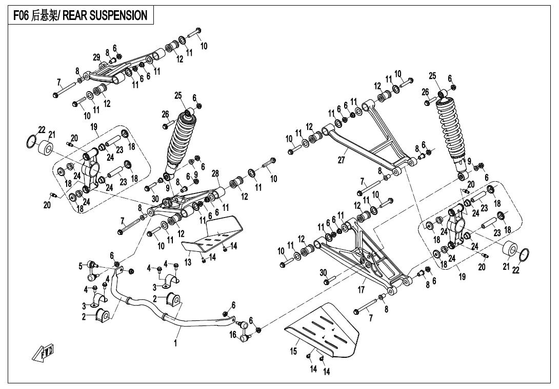 F06 - REAR SUSPENSION