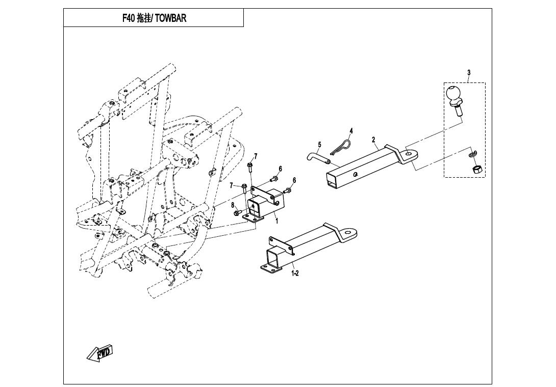 F40 - TOWBAR