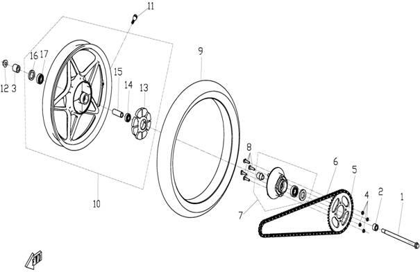 F11 - REAR WHEEL