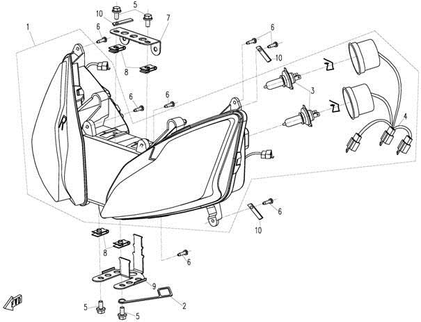 F16-1 - HEADLIGHT