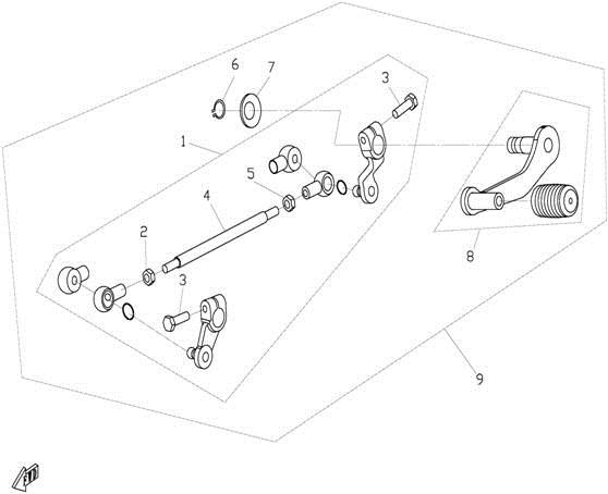 F03-4 - GEARSHIFT LEVER