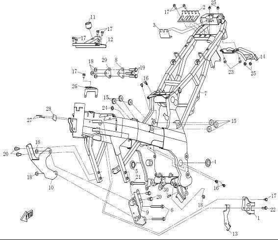 F03-1 - FRAME ASSY