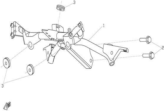 F03-2 - BRACKET OF DASHBOARD