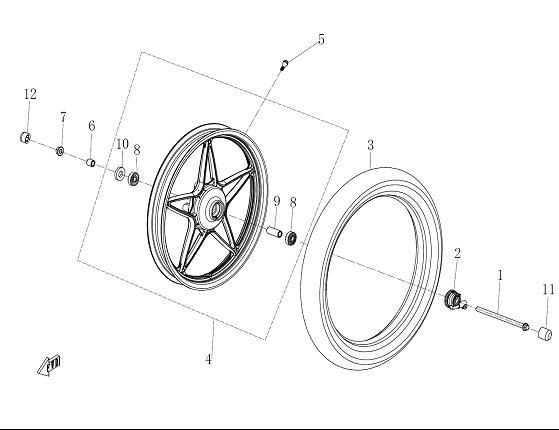 F07 - FRONT WHEEL