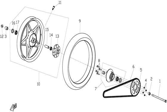 F11 - REAR WHEEL