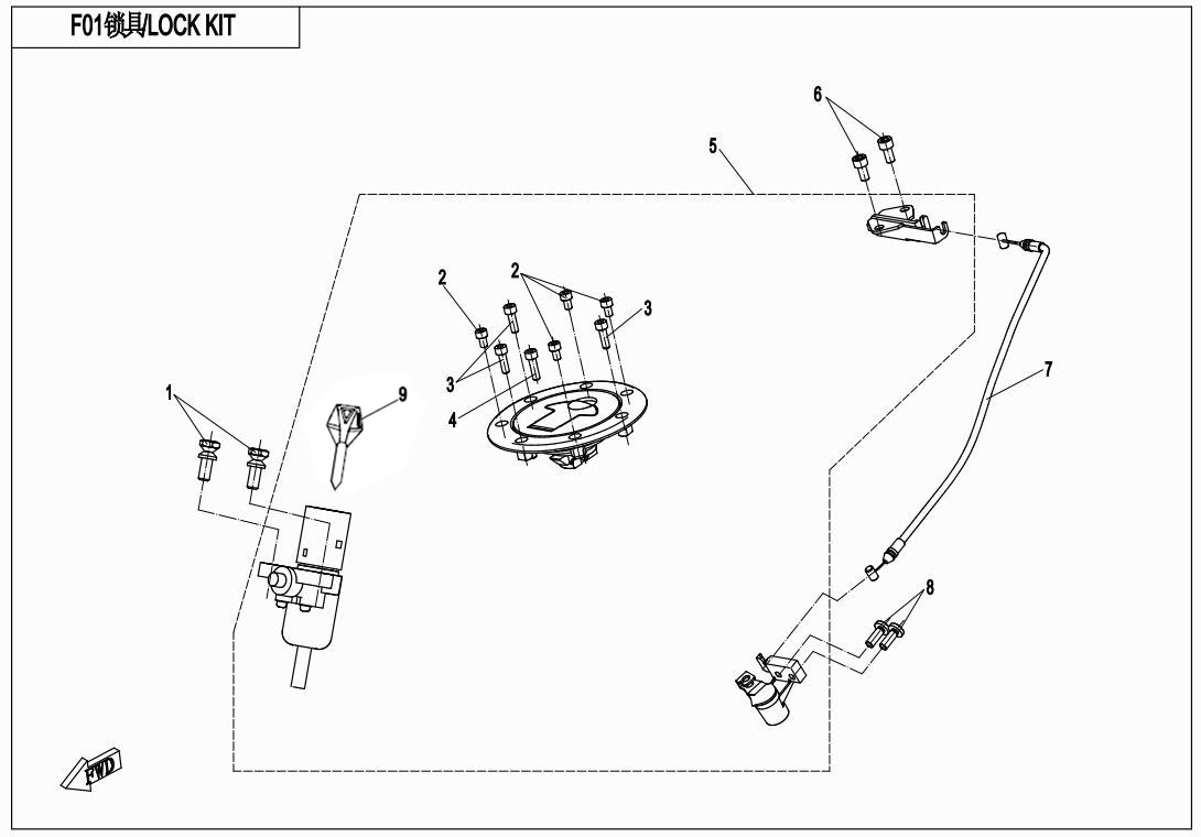 F01 - LOCK KIT