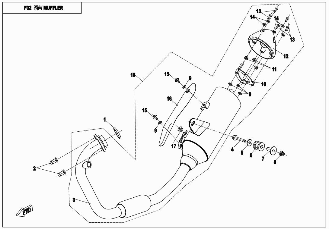 F02 - MUFFLER