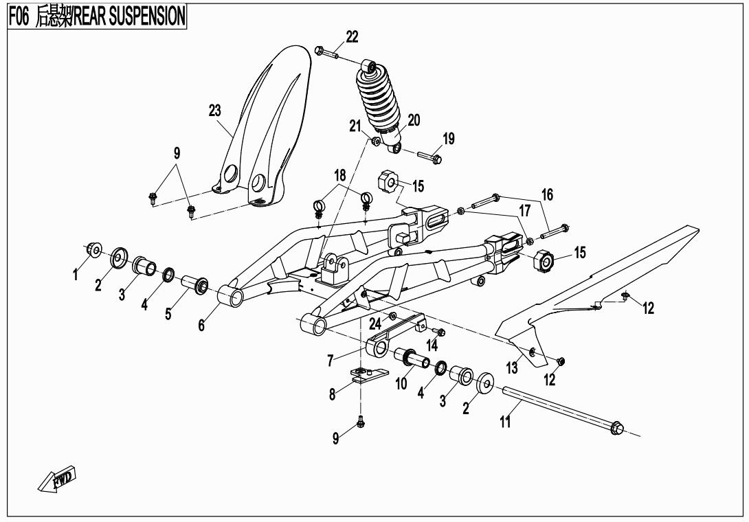 F06 - REAR SUSPENSION