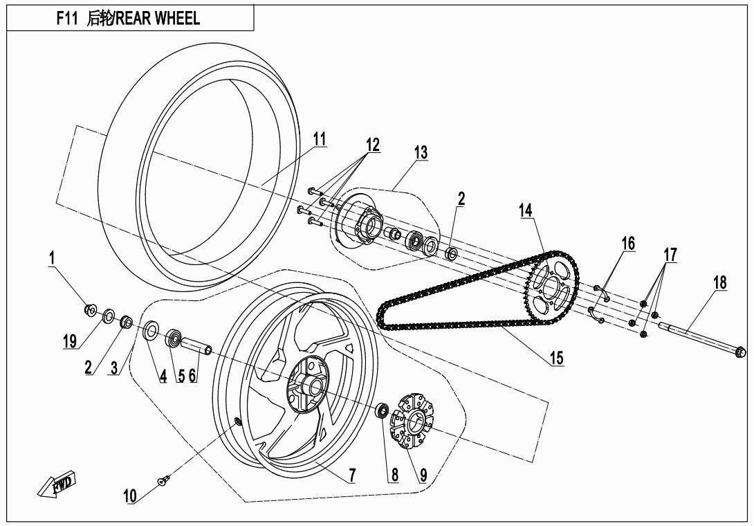 F11 - REAR WHEEL