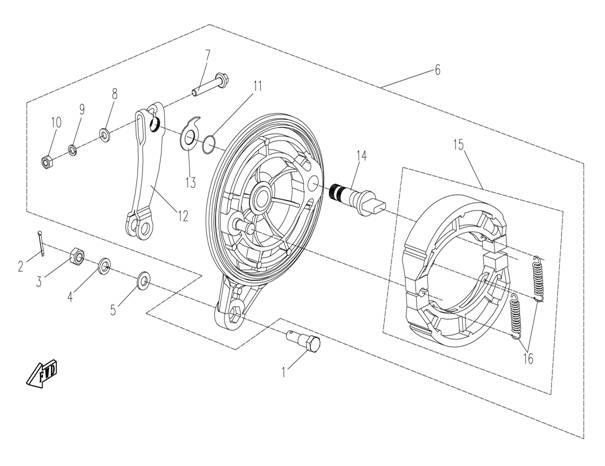 F14 - REAR BRAKE SYSTEM