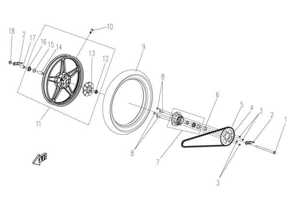 F16 - REAR WHEEL