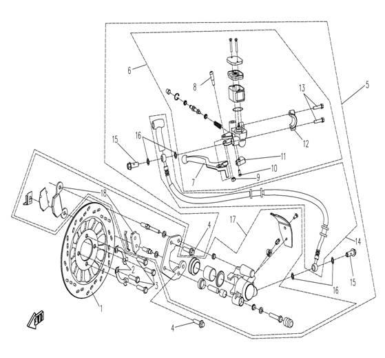 F13 - FRONT BRAKE SYSTEM