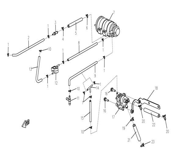 F29 - FUEL EVAPORATION RECYCLE SYSTEM