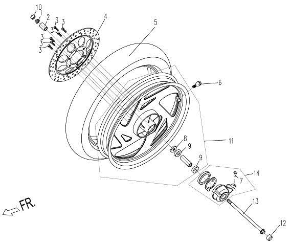 F08 - FRONT WHEEL