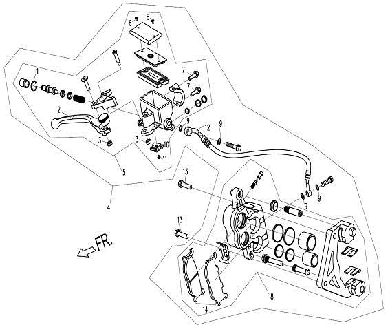 F18 - FRONT BRAKE SYSTEM