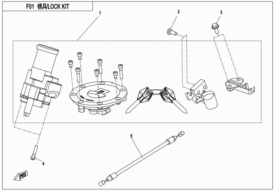 F01 - LOCK KIT