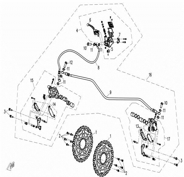 F08-1 - FRONT BRAKE SYSTEM