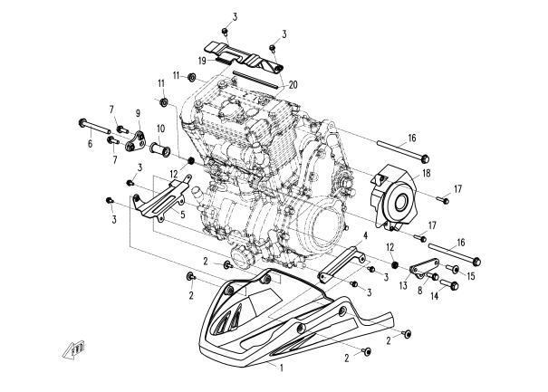 F00 - ENGINE FITTING PARTS