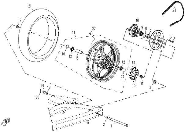 F11 - REAR WHEEL