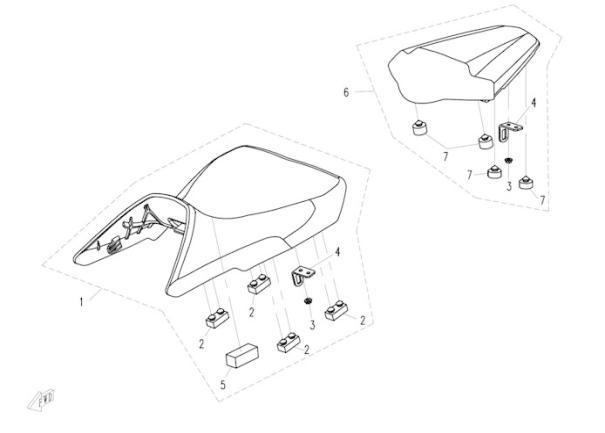 F13 - SEAT ASSY