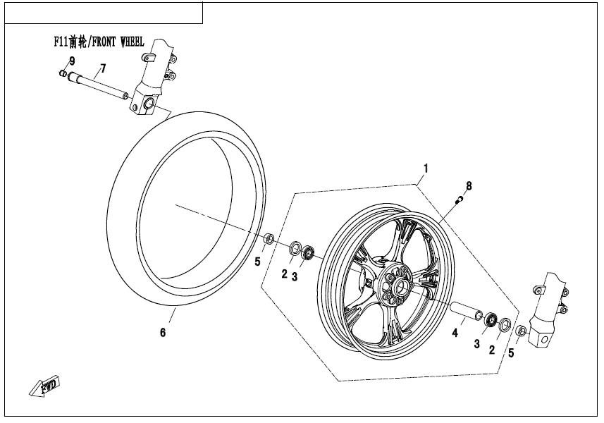 F07 - FRONT WHEEL