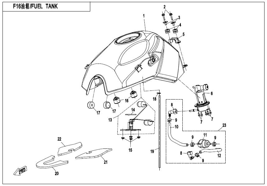 F12 - FUEL TANK