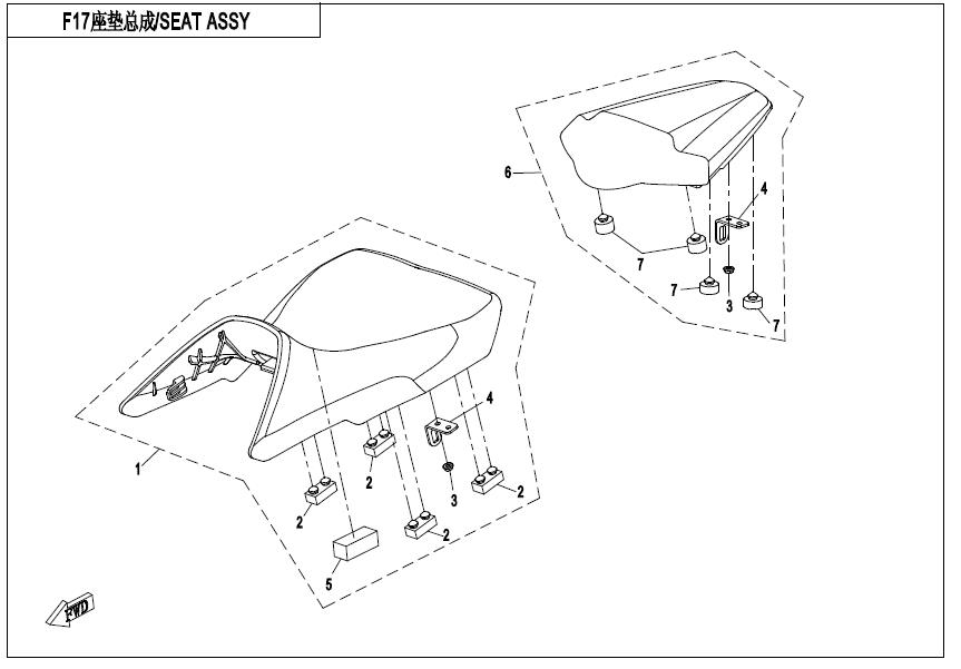 F13-ABS - SEAT ASSY.