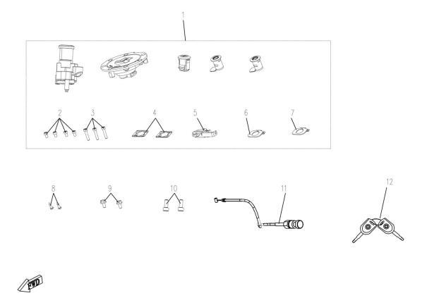 F01 - LOCK ASSY.
