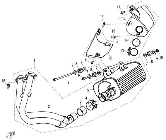 F02 - MUFFLER ASSY