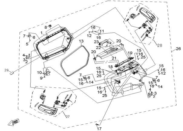 F22-2 - SIDE BOX ,RH