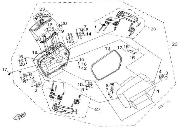 F22-1 - SIDE BOX ,LH