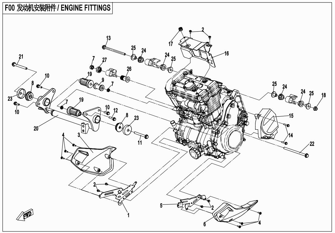 F00 - ENGINE FITTINGS