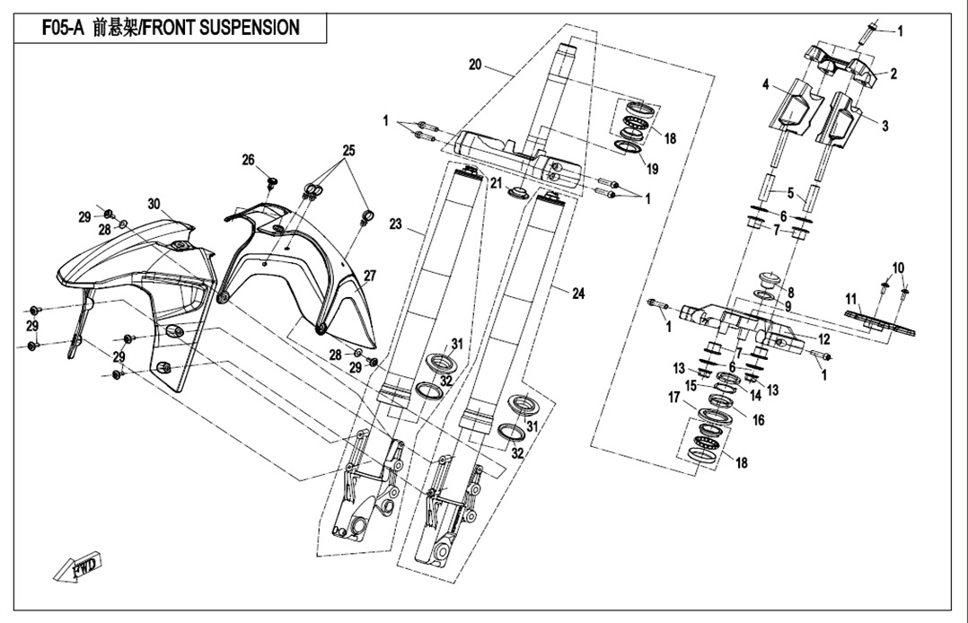 F05-A - FRONT SUSPENSION