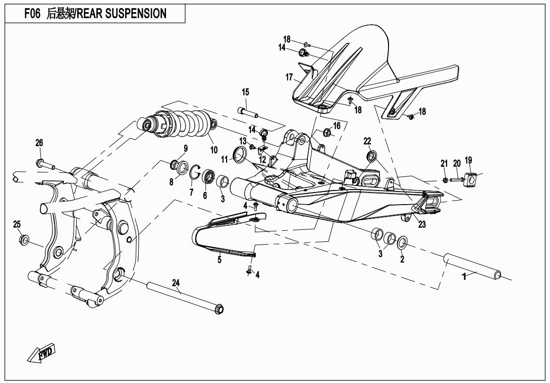 F06 - REAR SUSPENSION