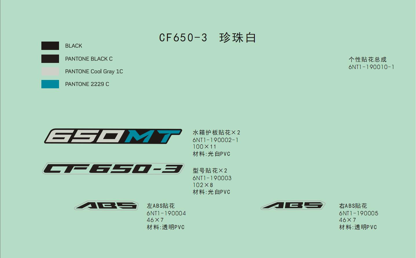 F19-C - DECAL(PEARL WHITE)