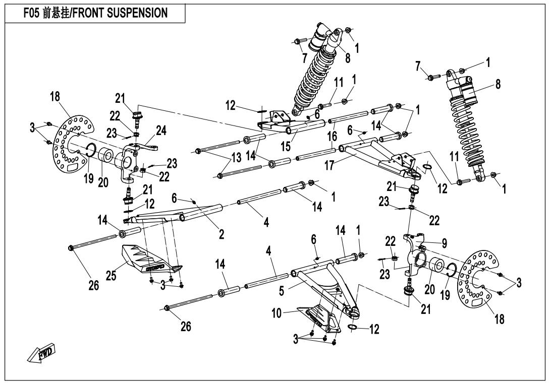 F05 - FRONT SUSPENSION