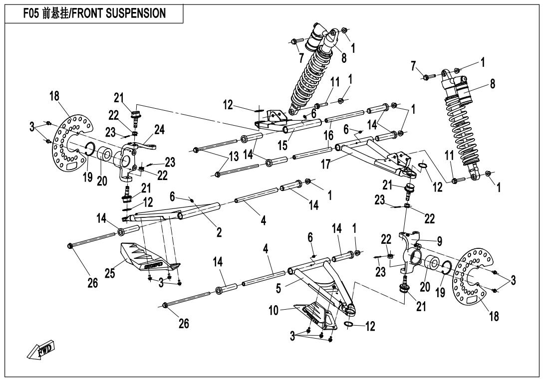 F05 - FRONT SUSPENSION