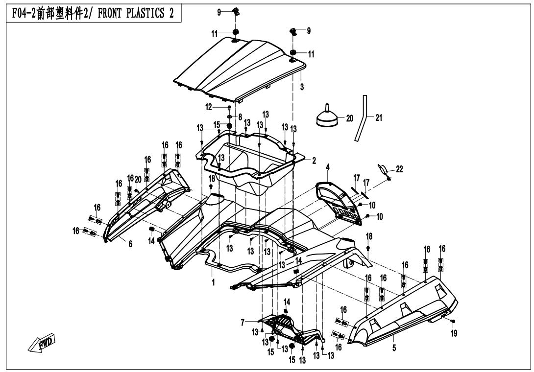 F04-2 - FRONT PLASTICS 2