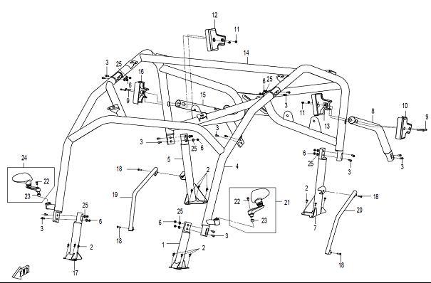 F24 - CAB FRAME