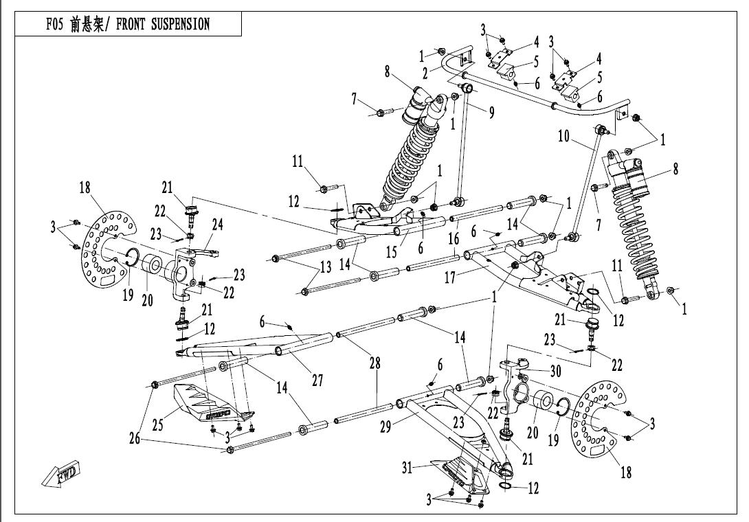 F05 - FRONT SUSPENSION